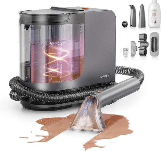 Aspirateur, uwant B400 2-en-1, vapeur, aspiration puissante de 18 Kpa, nettoyeur vapeur pour canapé, technologie vapeur & chauffante