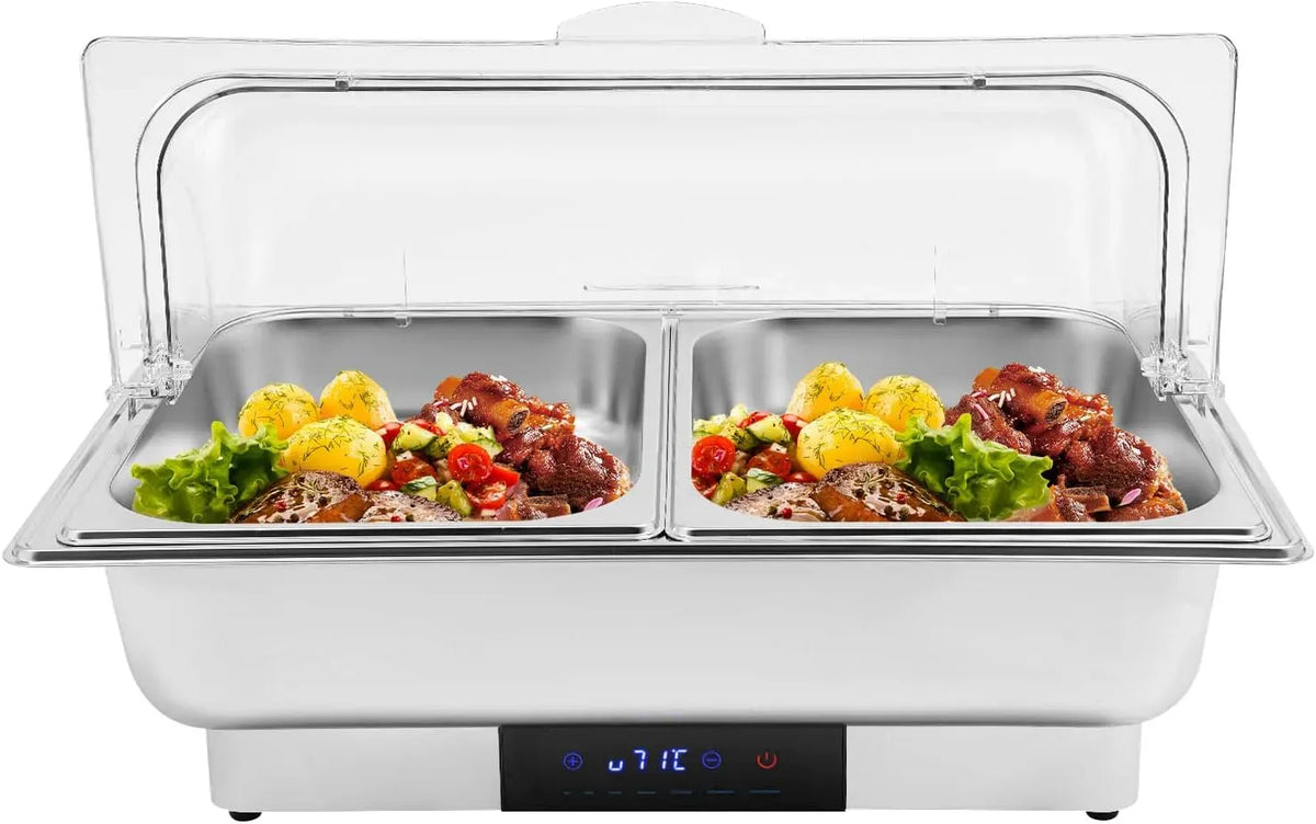 Chauffe-plats de buffet, 9 L, restaurant, acier inoxydable, Restaurant et Fête
