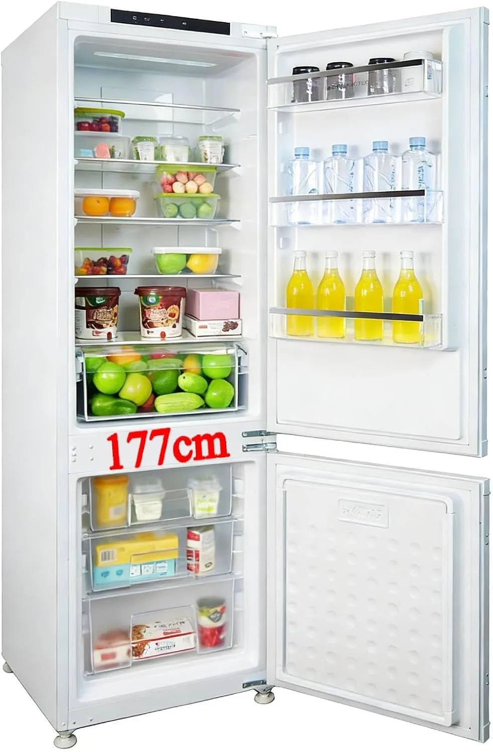 Congélateur L, 68, 236 L, classe énergétique E, encastrable, No Frost, armoire congélateur, 168 L, 2 portes, Refrigerateur congelateur armoire no