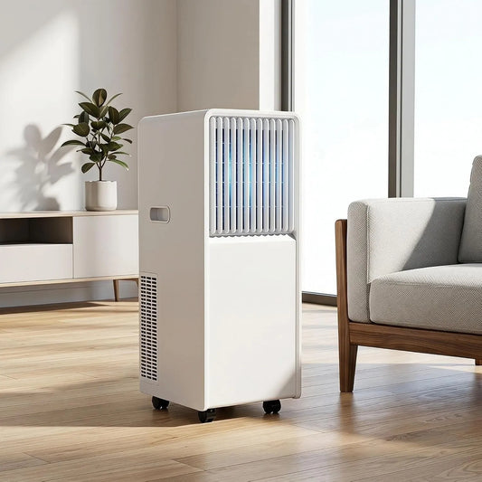 Climatiseur, minuteur, 12000 BTU, Kit Fenêtre Inclus, Climatiseur Mobile 12000 BTU avec Télécommande et Minuteur