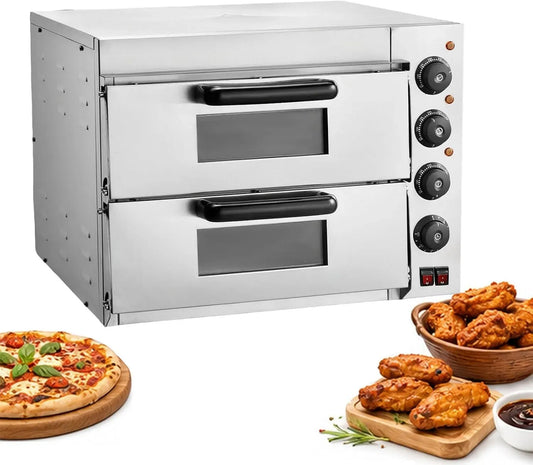 Four électrique à pizza 20L/48L, 48 L, 50 à 350 °C, minuteur, restaurant