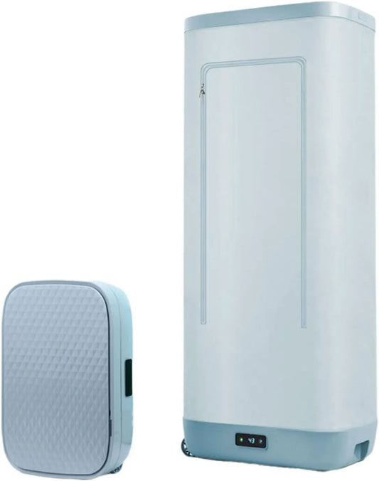 Sèche-linge, 800 W, portable, appareil sèche-linge, support, Sèche-linge électrique pliable de style valise 800 W