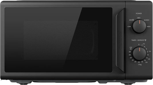 Micro-ondes CMO-MP012ND, 20 L, 700 W, minuteur, four micro-ondes, noir, minuterie 30 min, 5 niveaux, 20 litres, réglage manuel, design compact