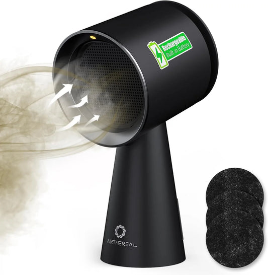 Hotte aspirante, hotte de cuisine, Airthereal RH180B, 3 vitesses, portable, camping