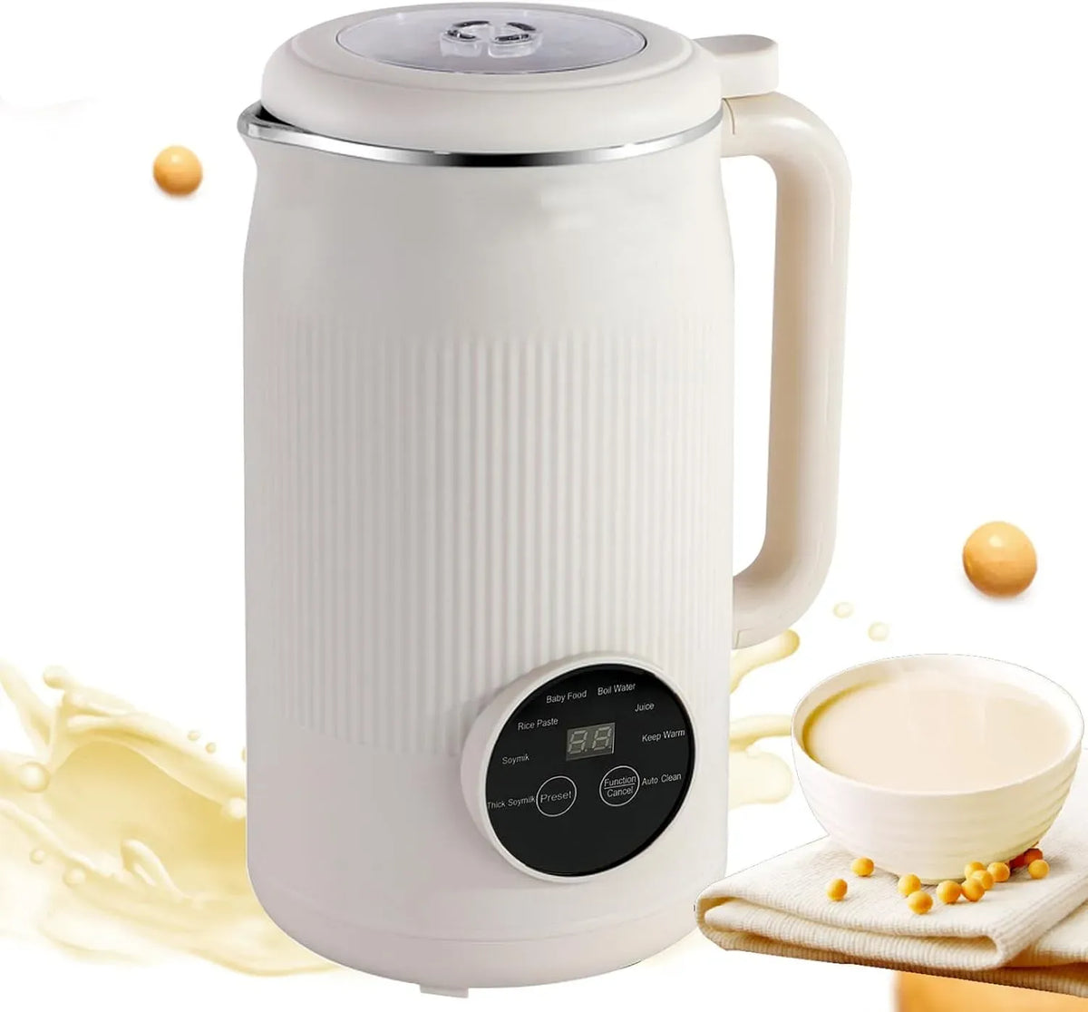 Machine à lait, machine à lait végétal et lait de noix, 1200 ml, pour lait d'amande
