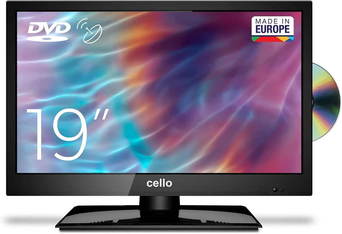 Smart TV, 19 pouces, téléviseur, Cello C1920FSDE, triple tuner DVB-T2, S2, Full HD, Diagonale de 47 cm, modèle 2021, Facile à Utiliser