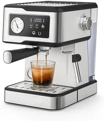 Machine à expresso, vapeur, professionnel, acier inoxydable