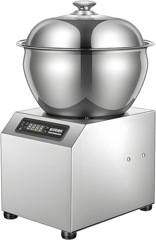 5kg/11lbs pétrin électrique à Double Rotation, Robuste, pour Restaurant, Pétrin à Spirale Professionnel 2200 W, idéal pour Boulangerie, Pizzeria et