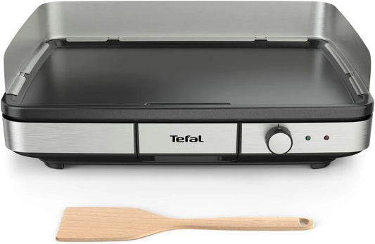Tefal Plancha, 2300 W, extérieur, revêtement antiadhésif, acier inoxydable, pour repas conviviaux