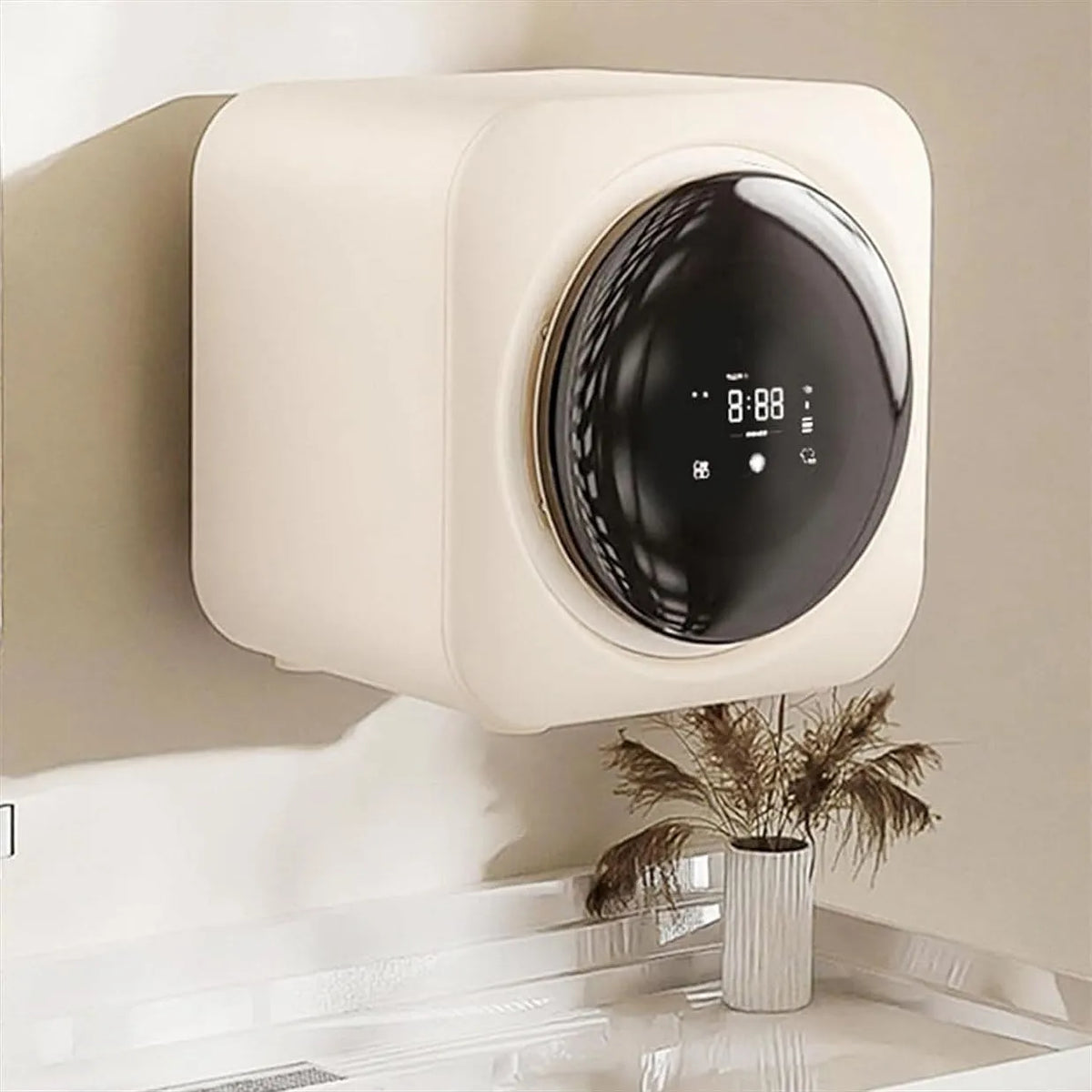 Lave-linge, 3,5 L, 170 W, acier inoxydable, Generic Sèche-linge ventilé de 3,5 l