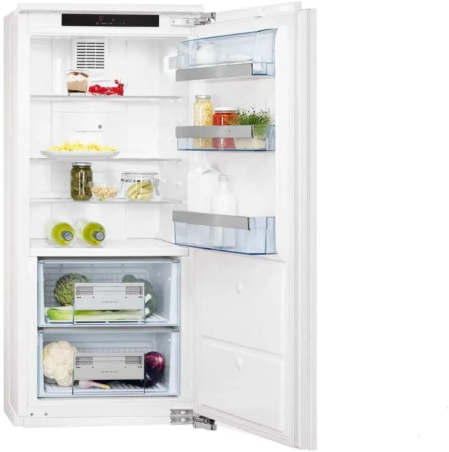 AEG SKZ81200F0 Réfrigérateur, 187 L, encastrable, blanc, porte fixe
