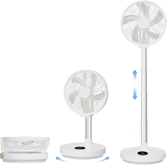 Ventilateur, 25,4 cm, minuteur, silencieux, 6 vitesses et fonction de minuterie