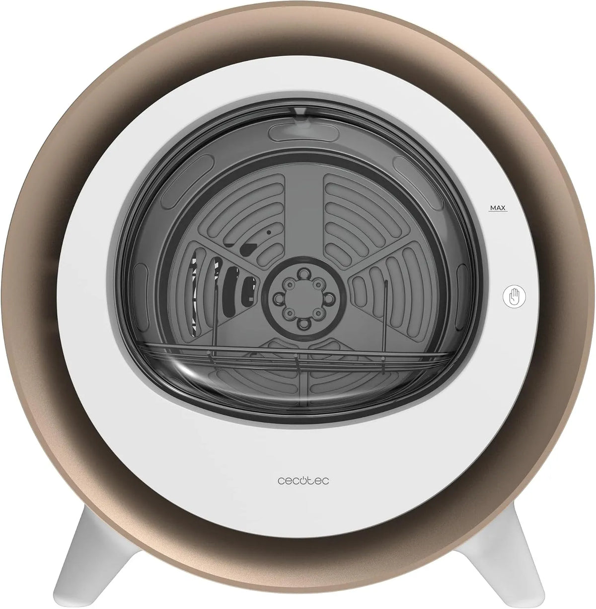 Cecotec Bolero DressCode Dry Sèche-linge, 8 programmes, 3 kg, classe énergétique A, tactile, blanc, Control Touch, Fonction UV Care, Séchage Auto