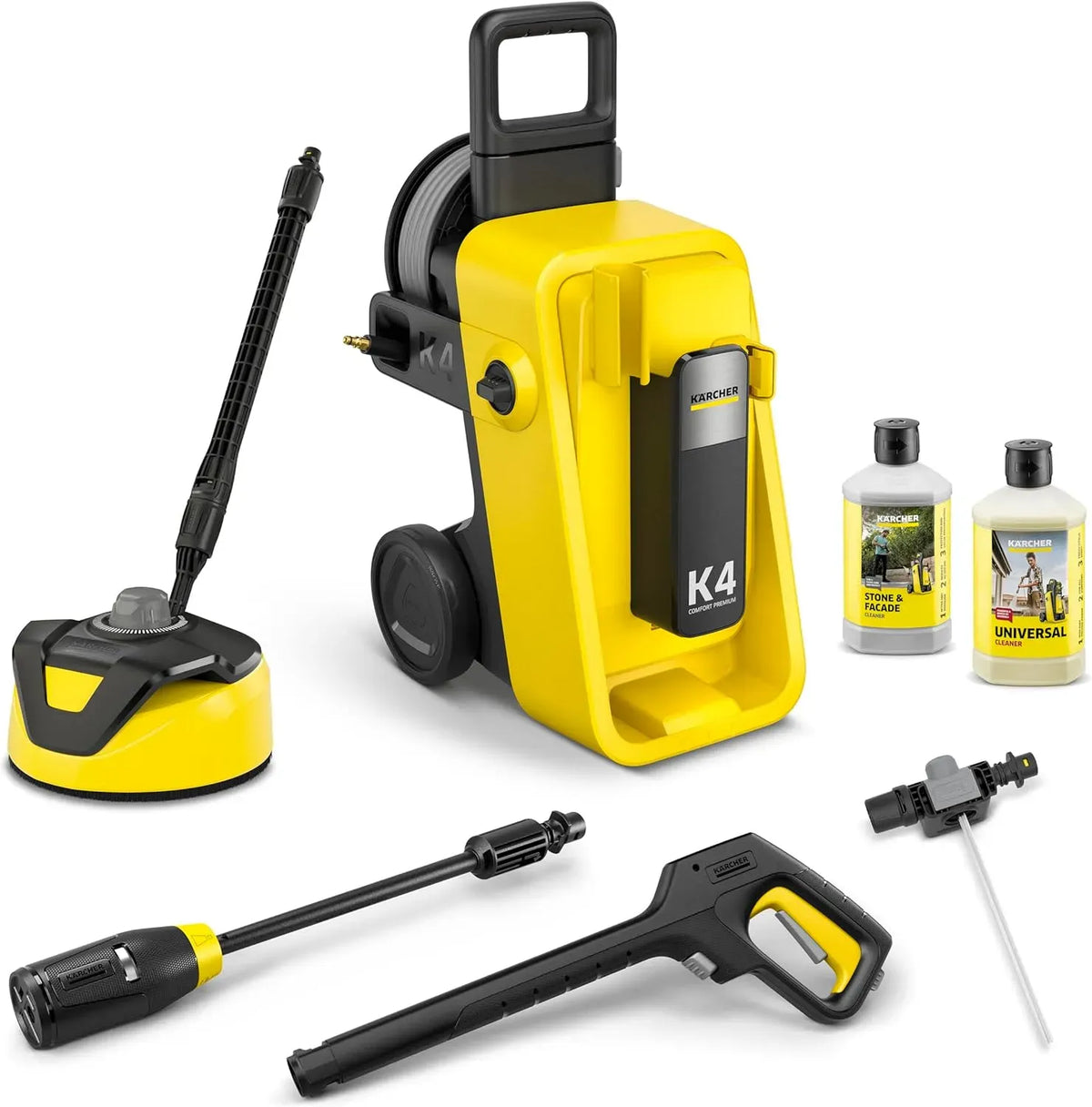 Kärcher K 4 Nettoyeur haute pression, 130 Bar, Flexible Haute Pression Extra Souple, Débit : 20 l/h, Multi Jet en 1, Surface : 30 m²/h