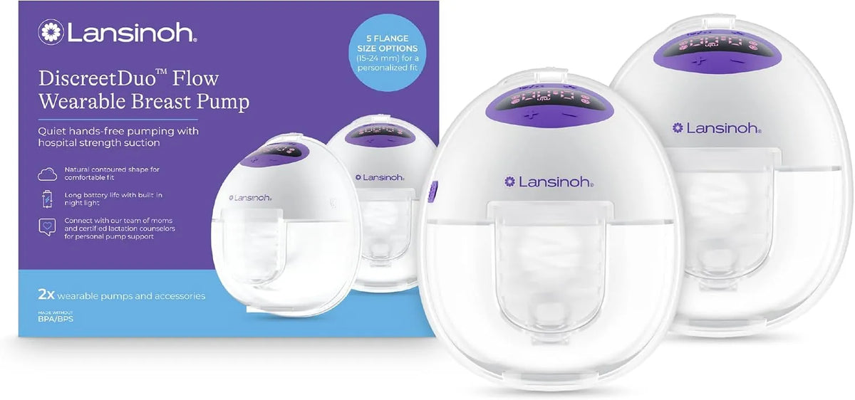 Tire-lait, pompe d'allaitement, Lansinoh, portable, silencieux, silencieuse et rechargeable