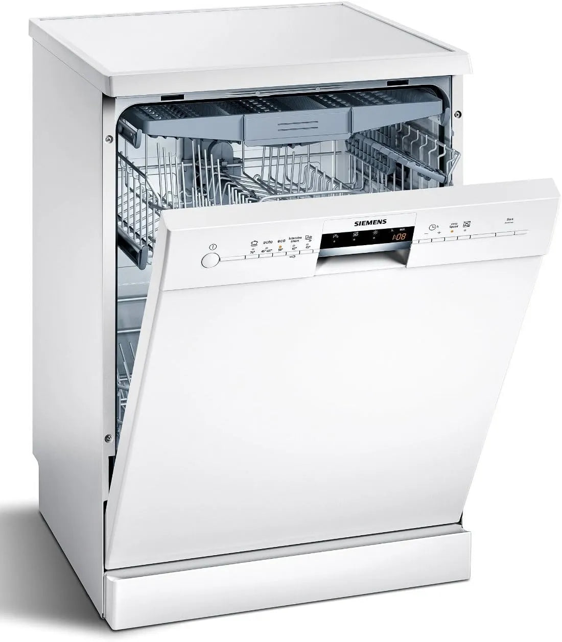 Siemens SN25L280EU Lave-vaisselle, 46 dB, varioSpeed Plus, encastrable, autonome, blanc, 13 couverts, EcoPlus