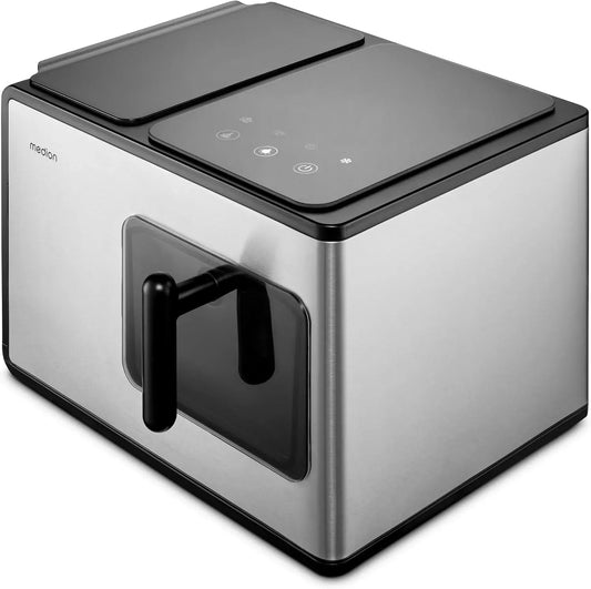 Machine à glaçons, 2 L, MEDION, grand réservoir, amovible, jusqu'à 15kg de glaçons, 5 min