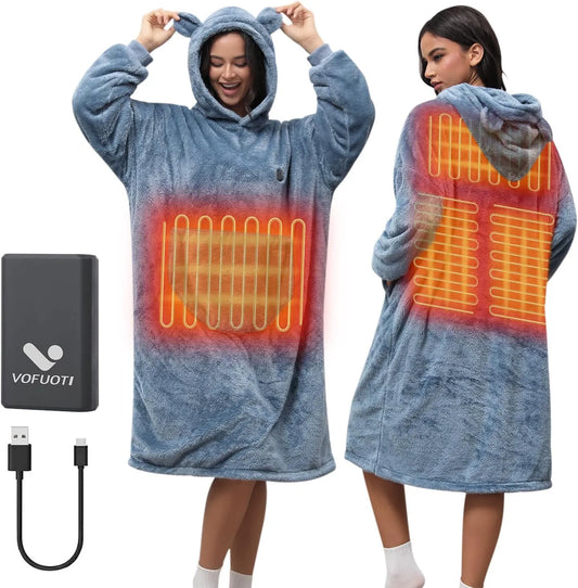Couverture, batterie, portable, fonction chauffante, sans fil, pour femme