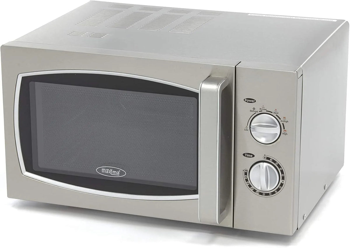 Micro-ondes, 33 cm, 900 W, 6 programmes, Maxima, Maxima Micro-ondes - 900W - 6 programmes - Assiettes jusqu'à Ø 33 cm