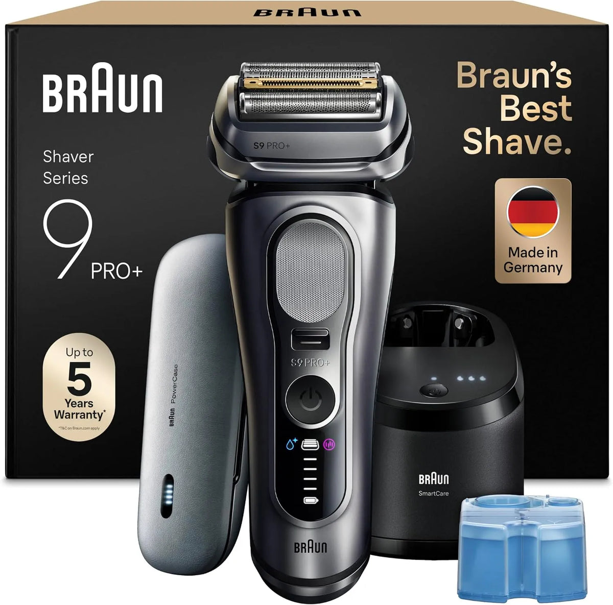 Braun Series 9 9677CCE Rasoir, Pro, Rasoir Electrique Homme Series 9+ Pro 9677CCE Argent