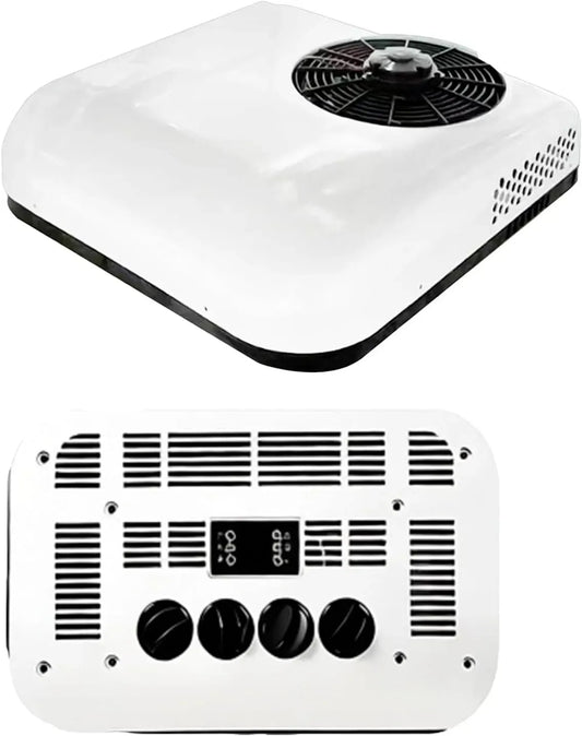 Climatiseur V 24V, 850 W, 24 V, 450 m³/h, camping, aux camping-cars et aux fourgons aménagés, débit d'air de 450 m³/h