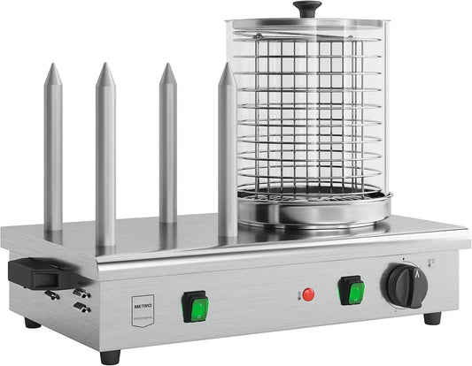 GHM2001 Machine à hot, 550 W, 2 zones de température, acier inoxydable, METRO