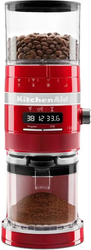 KitchenAid Moulin, broyeur à grains de café, rouge