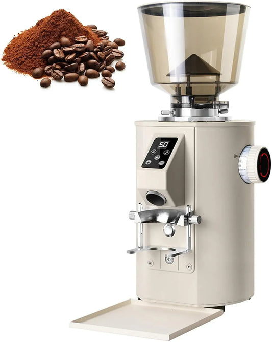 Machine À Caf, Moulin, broyeur à grains de café, machine à café électrique, 64 Mm, professionnel, 9 Niveaux