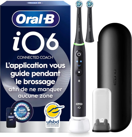 Brosse, brosse à dents rechargeable, Oral-B Brosse à Dents Electrique iO 6