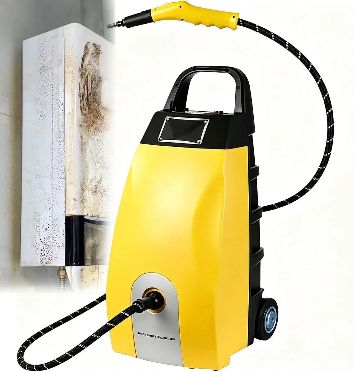 Nettoyeur vapeur, 2500 W, portable, industriel, Production De Vapeur Constante Et Fiable à 110 °c, 6 Accessoires Fonctionnels Fournis