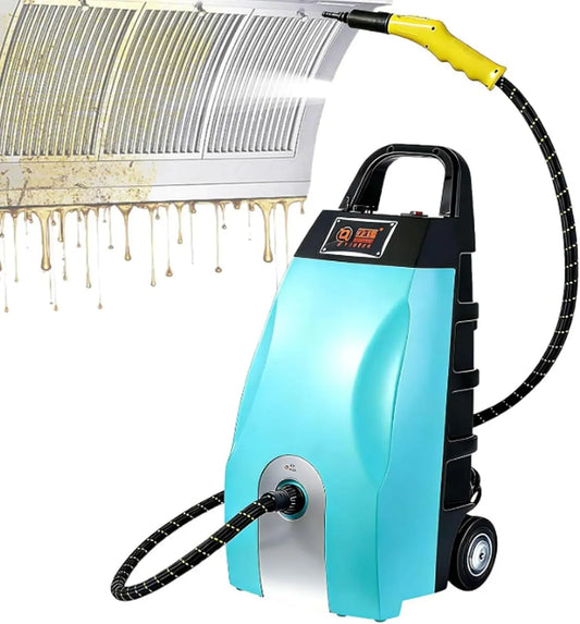 Hotte aspirante, 3,5 L, 3000 W, hotte de cuisine, grand réservoir, vapeur, bleu, Nettoyeur vapeur haute température multifonctionnel 3000 W