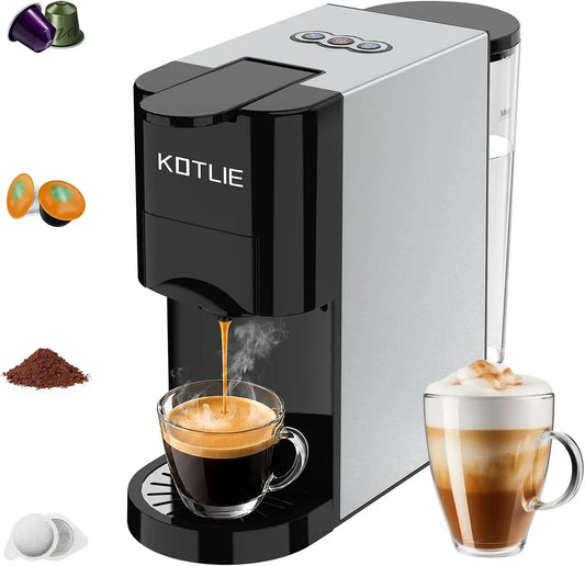 Cafetière électrique, 0,8 L, grand réservoir, dimensions personnalisables, étroit, amovible, Design étroit idéal pour petites cuisines