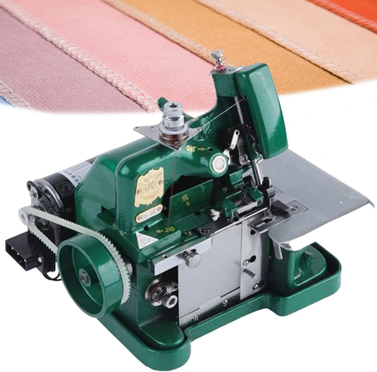 tissus denim, point de surbord pour jeans, Surjeteuse industrielle surjeteuse surjeteuse surjeteuse robuste avec vitesse réglable, toile
