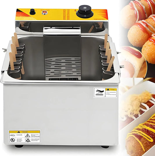 Machine, 12 L, 2.5 KW, professionnel, 2 zones de température, pour Hot-Dogs Au Fromage