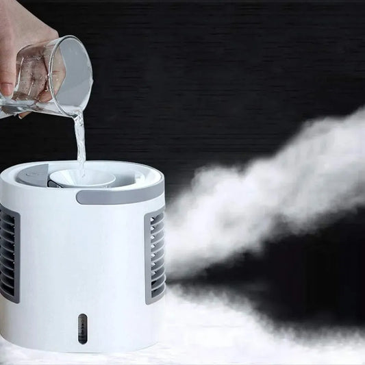 Climatiseur, portable, 3 vitesses, Purificateur humidificateur à évaporateur 3 en 1