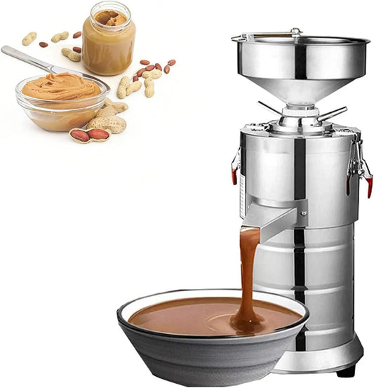 15kg/H Machine à Beurre, 1100 W, 15 kg, acier inoxydable, pour Mouture De CacahuèTes