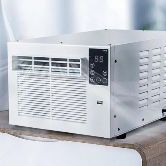 Climatiseur, portable, silencieux, appareil de climatisation, Climatiseur Compact Ultra-Silencieux avec Modes Refroidissement et Ventilation