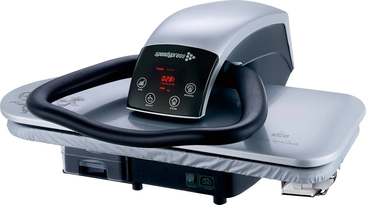 71HD Presse, Housse, presse à repasser vapeur, fer à repasser électrique, 68cm, 68 cm, tactile, professionnel, argenté, Speedypress