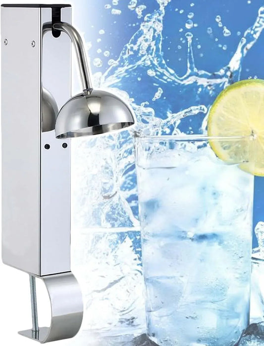 Machine à glaçons Co2, professionnel, acier inoxydable, 6 Secondes par Verre
