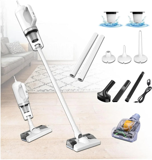 Aspirateur 35Min, vapeur, Balai Vapeur Sans Fil 5 en 1 Compact, Autonomie