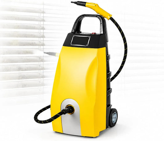 Climatiseur, 3,5 L, 3000 W, vapeur, professionnel, Débit Réglable à 110°C pour Lavage Auto, Nettoyeur Vapeur Moteur Professionnel 3000W