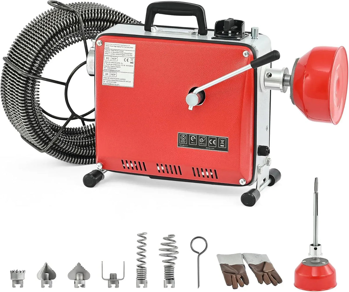 Machine de Nettoyage, Nettoyeur, 400 W, 100 mm, pour Tubes de Ø30-100mm, ZELCAN