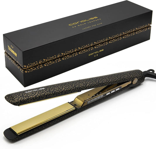Corioliss Lisseur cheveux, 135 à 235 °C, fer à lisser, professionnel, 2 zones de température, Chauffe 20 S