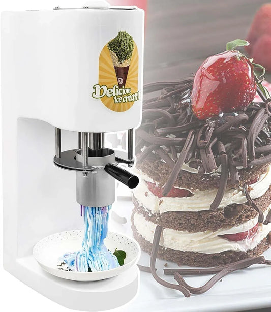 SorbetièRe Rigide, 30 L/H, pour SorbetièRe Professionnelle pour Spaghettis, avec 4 Moules Moules à Formes