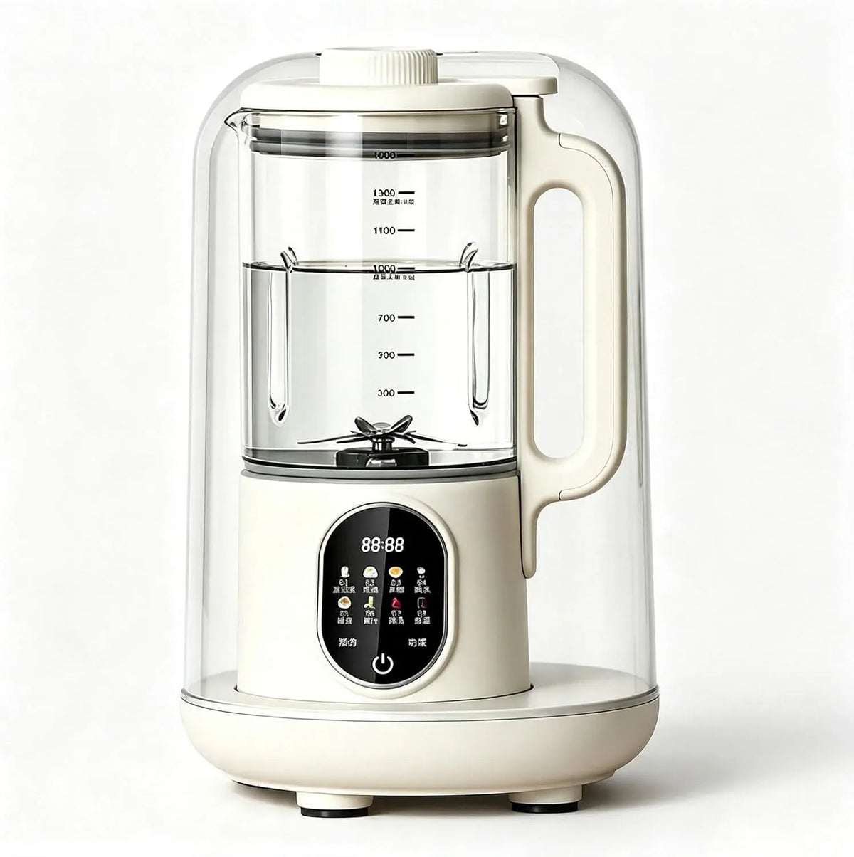 Machine à lait, machine à lait végétal et lait de noix, 1,5 L, 9 programmes, 49 dB, minuteur, maintien au chaud, silencieux