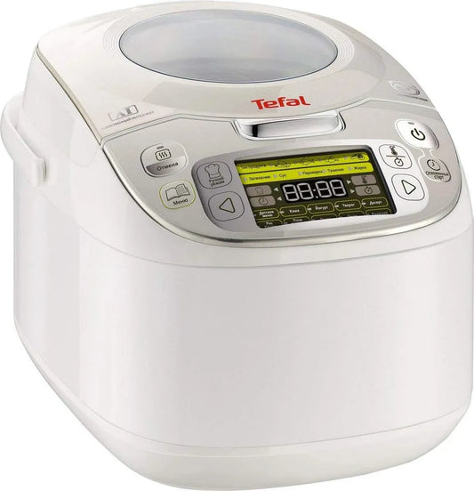 Tefal RK8121 Multi-cuiseur, 5 L, 750 W, 45 programmes, maintien au chaud, écran LCD, blanc