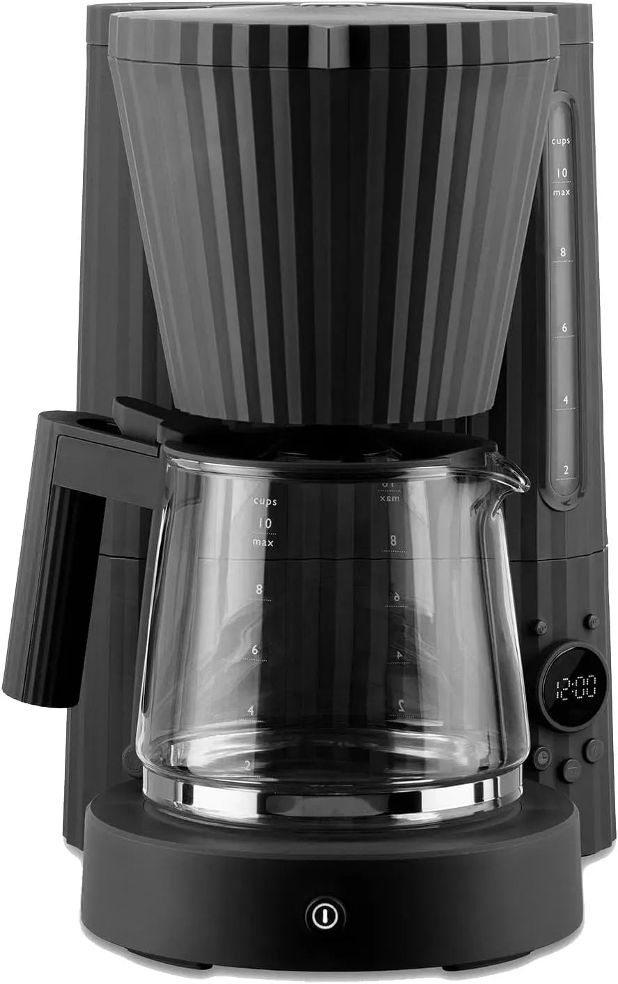 MDL14 Machine à Caf, Filtre, machine à café électrique, 1100 W, noir, plastique, Alessi