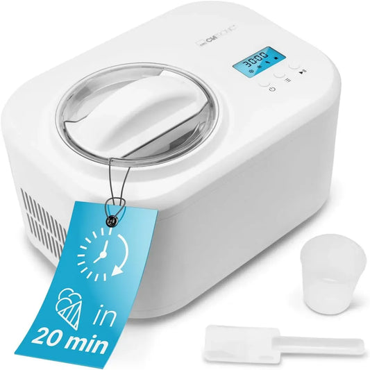 ICM 3799 Kompressor-Eismaschine, machine à glace et sorbet, 1 L