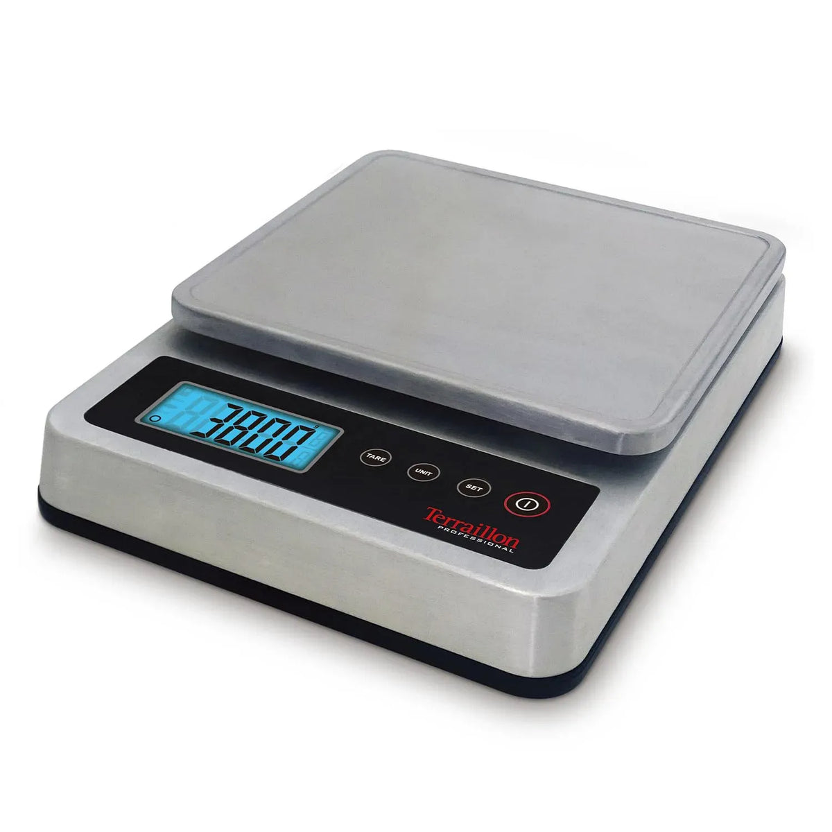 PRO 10 Balance, 29 x 18 cm, 10 kg, 1 g, professionnel, amovible, acier inoxydable, cuisine électronique professionnelle