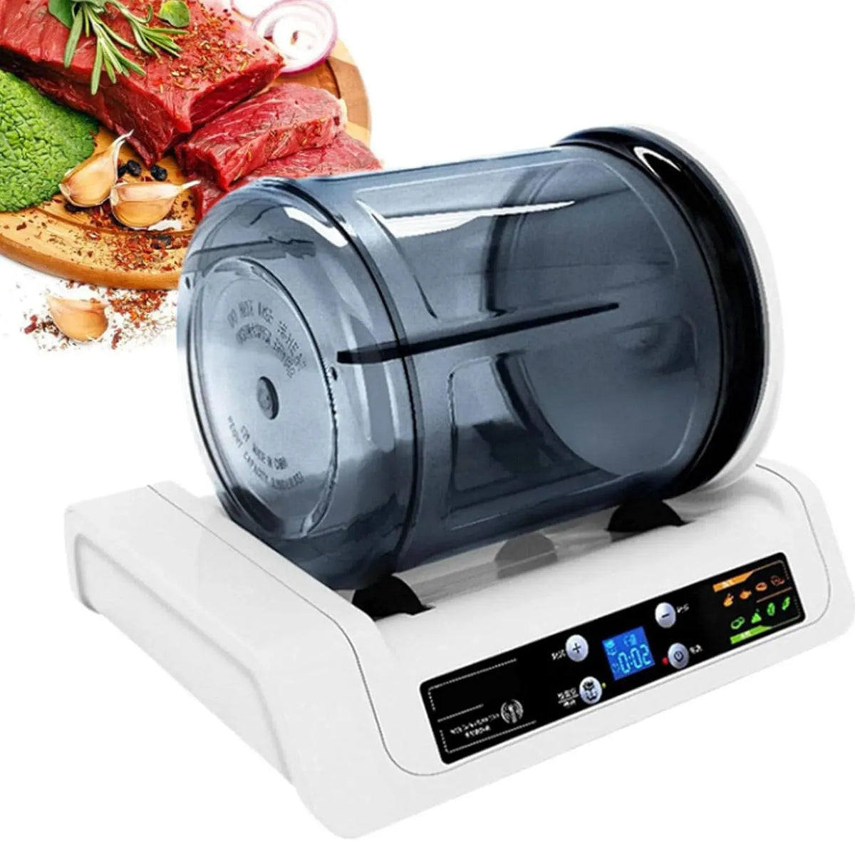 Machine à Mariner, 7 L, minuteur, professionnel, pour Viande et légumes